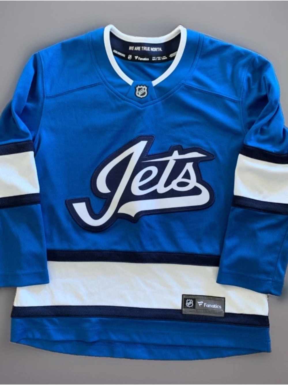 New Winnipeg Jets NHL Hockey Jersey by Fanatics Youth s/m Breakaway Official